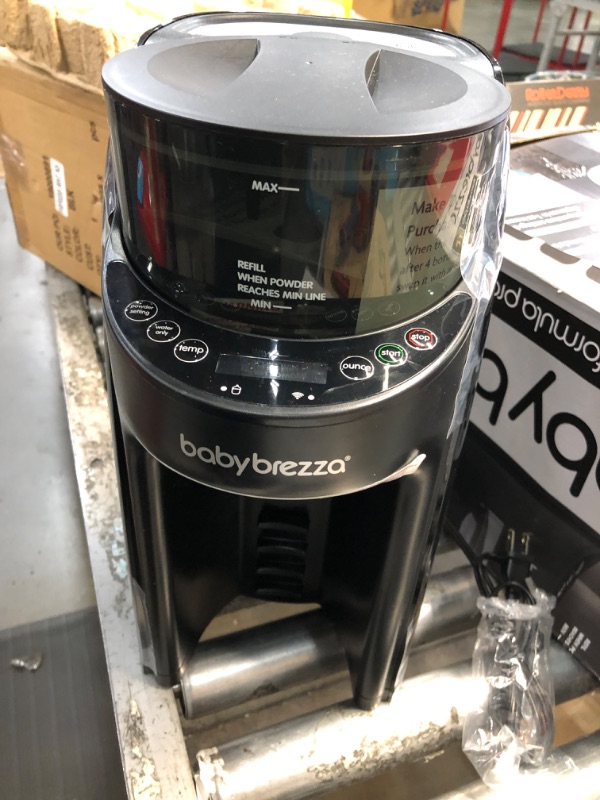 Photo 5 of Baby Brezza Formula Pro Mini Baby Formula Maker – Small Baby Formula Mixer Machine Fits Small Spaces and is Portable for Travel– Bottle Makers Makes The Perfect Bottle for Your Infant On The Go Advanced, WiFi