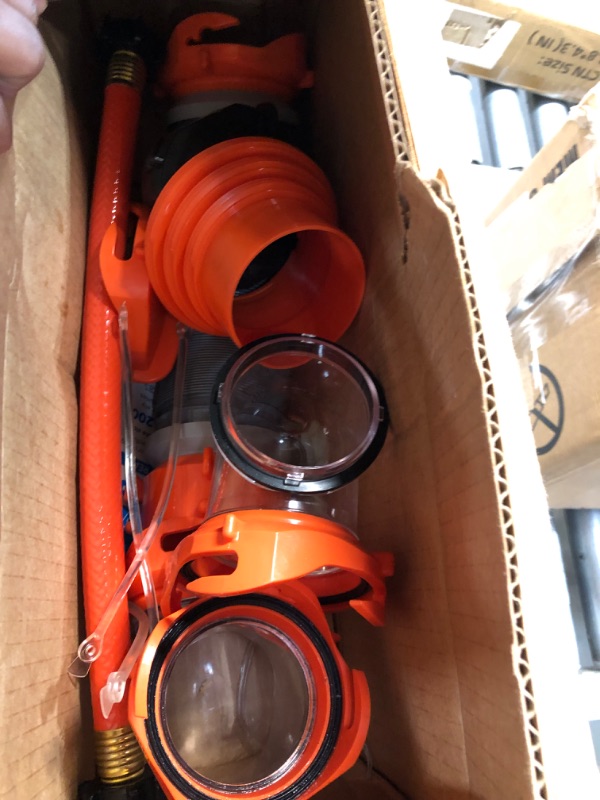 Photo 1 of Camco Rhino Portable RV Waste Holding Tank with Hose and Accessories, 36 Gallon, Gray (39006) 36 Gallon Tank