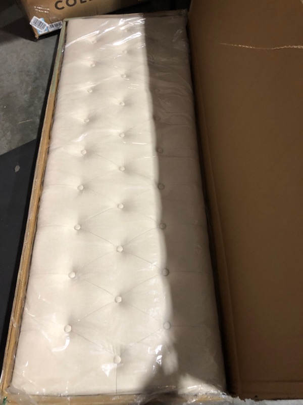Photo 1 of **LOOKS BRAND NEW** ZINUS Trina Upholstered Headboard  Adjustable Height / Easy Assembly, Taupe, Queen