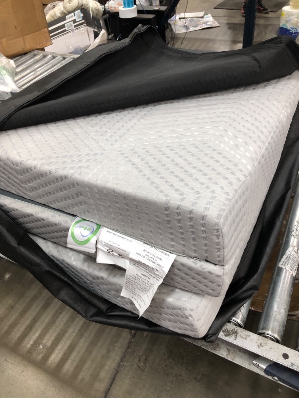 Photo 2 of *READ NOTES*75" X 25" X 4" FOLDABLE MATRESS WITH CASE(UNKNOWN BRAND)