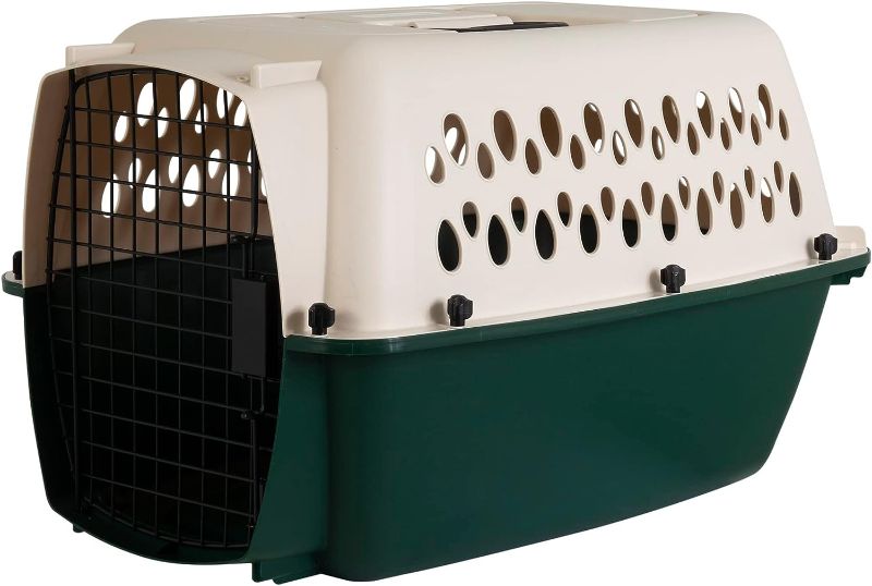 Photo 1 of *READ NOTES*Petmate Ruffmaxx Dog Kennel Pet Carrier & Crate 24" (10-20 Lb), Outdoor and Indoor for Large, Medium, and Small Dogs - Made from Durable Recycled Material w/ 360-Degree Ventilation, Made in USA
