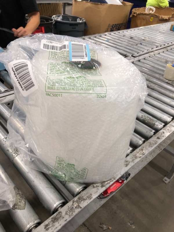 Photo 2 of Duck Brand Bubble Wrap Roll, 12” x 175’, Original Bubble Cushioning for Packing, Shipping, Mailing and Moving, Perforated Every 12” (286891) 12 in. x 175 ft.