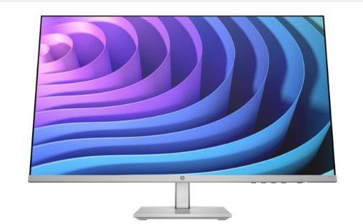 Photo 1 of HP - 27" IPS LED FHD FreeSync Monitor with Adjustable Height (HDMI, VGA) - Silver & Black
