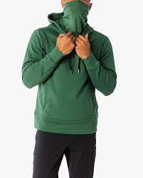 Photo 1 of GETAWAY MASK HOODIE GREEN L
