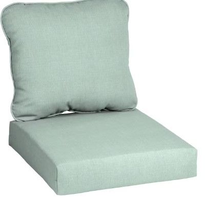 Photo 1 of 24 in. x 22 in. Seabreeze Deep Seating Outdoor Lounge Chair Cushion
