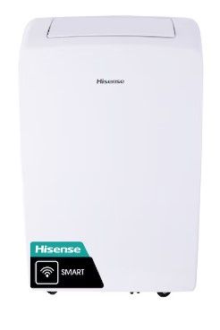 Photo 1 of Hisense 7000-BTU DOE (115-Volt) White Vented Wi-Fi enabled Portable Air Conditioner with Remote Cools 500-sq ft