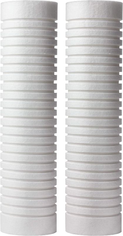 Photo 1 of AO Smith 2.5"x10" 5 Micron Sediment Water Filter Replacement Cartridge - 2 Pack - For Whole House Filtration Systems - AO-WH-PREV-R2
