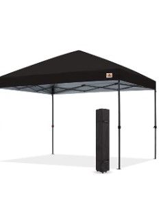 Photo 1 of ABCCANOPY Durable Easy Pop up Canopy Tent 10x10 Black & US Weight Tailgater Canopy Weights black 10x10 basic Canopy Tent + Canopy Weights