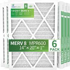 Photo 1 of Air Filter 14x25x1, TRIGHTFILTERS MERV 8 Pleated HVAC AC Furnace Filters, 6-Pack Furnace Air Filter for Vent, Air Conditioner, Cleaner Machine, MPR 600
