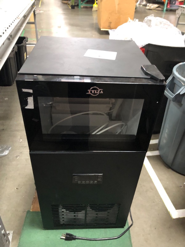 Photo 4 of (PARTS ONLY)TYLZA Commercial Ice Maker 160 LBS/24H, 15" Wide Under Counter Ice Maker with 35LBS Ice Storage Capacity, Commercial Ice Machine 63Pcs Clear Ice Cubes Built-in or Freestanding Large Ice Machine
