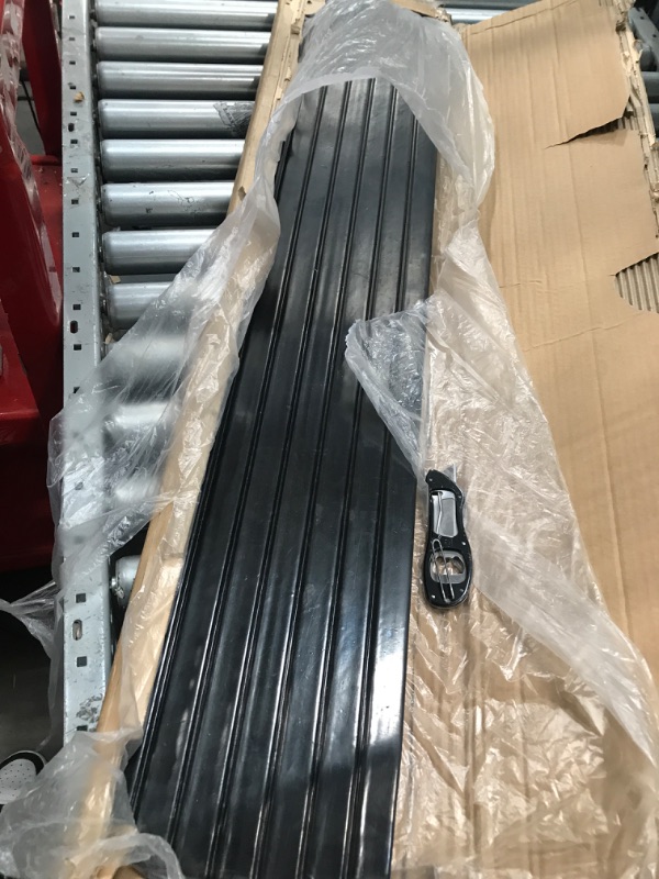 Photo 1 of 1" Rise Rubber Threshold Ramp, Non-Slip Solid Threshold Wheelchair Ramp, for Doorways, Stairs, Steps, Curbside Wheelchairs and Mobility Scooters?35.59" Wide 1500 LBS Capacity Black
