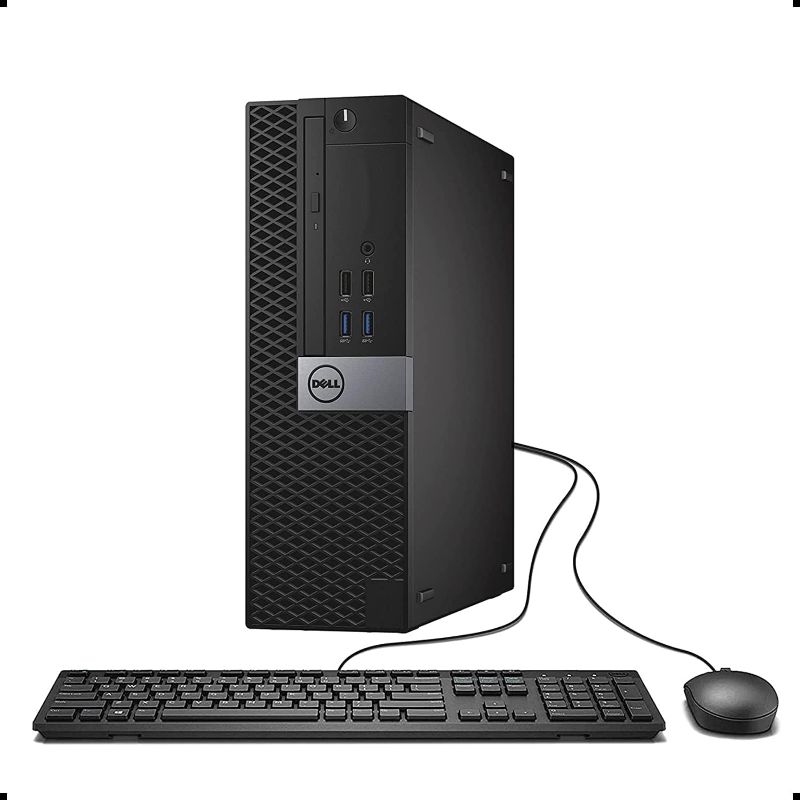 Photo 1 of Dell OptiPlex 7040 Small Form Factor PC, Intel Quad Core i7-6700 up to 4.0GHz, 16G DDR4, 512G SSD, Windows 10 Pro 64 Bit-Multi-Language Supports English/Spanish/French (Renewed)
