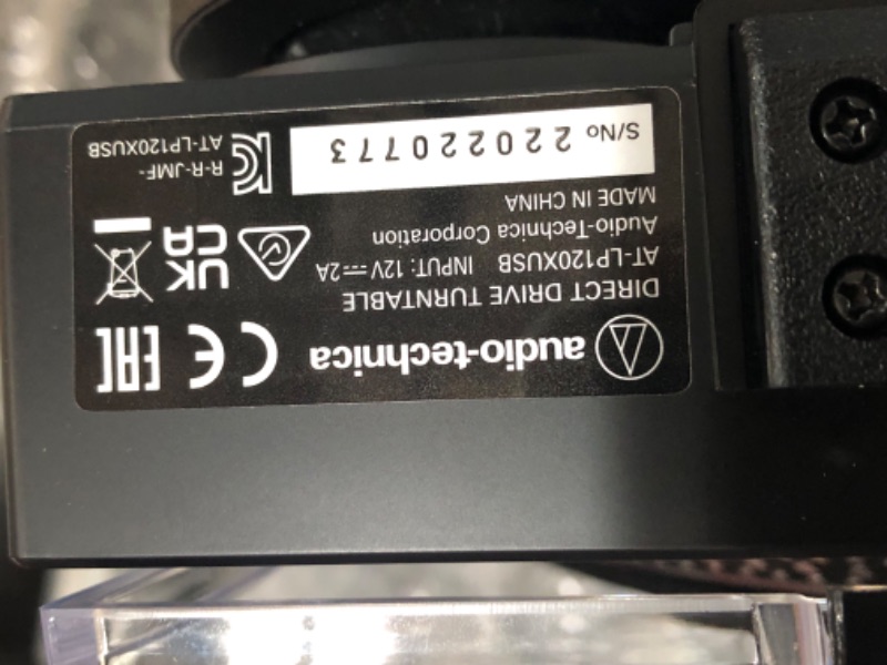 Photo 2 of Audio-Technica AT-LP120XUSB-BK Direct-Drive Turntable (Analog & USB), Fully Manual, Hi-Fi, 3 Speed, Convert Vinyl to Digital, Anti-Skate and Variable Pitch Control Black
