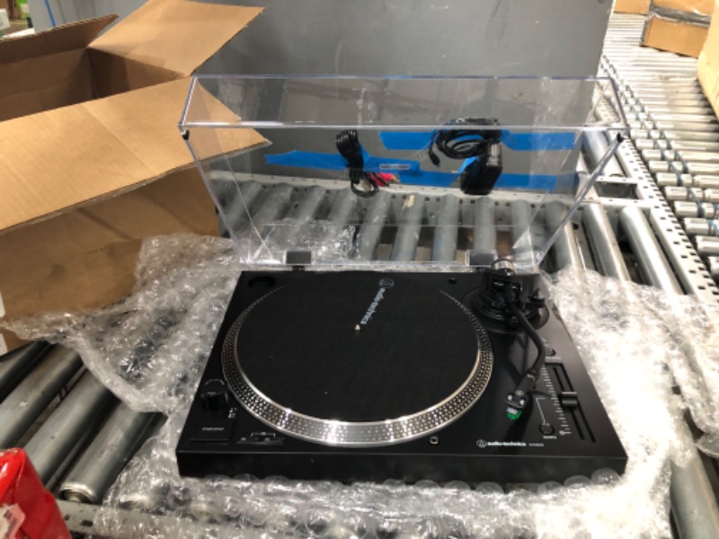 Photo 4 of Audio-Technica AT-LP120XUSB-BK Direct-Drive Turntable (Analog & USB), Fully Manual, Hi-Fi, 3 Speed, Convert Vinyl to Digital, Anti-Skate and Variable Pitch Control Black
