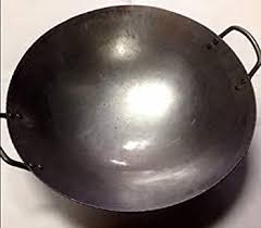 Photo 1 of 14" Carbon Steel Hand Hammered Wok with Wok Ring