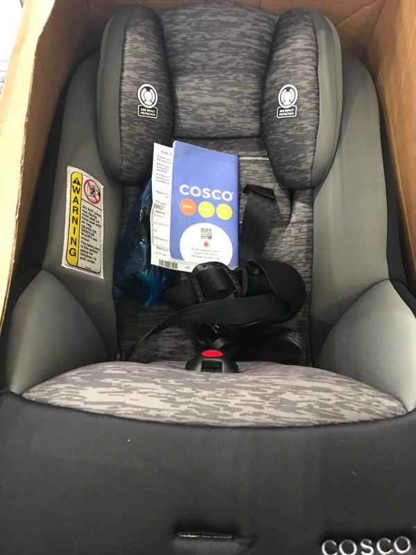 Photo 2 of Cosco Mighty Fit 65 DX Convertible Car Seat (Heather Onyx Gray)