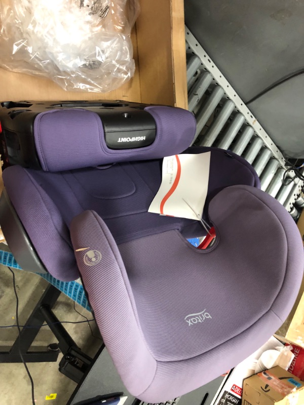 Photo 2 of Britax Highpoint Backless Belt-Positioning Booster Seat, SafeWash Purple Ombre