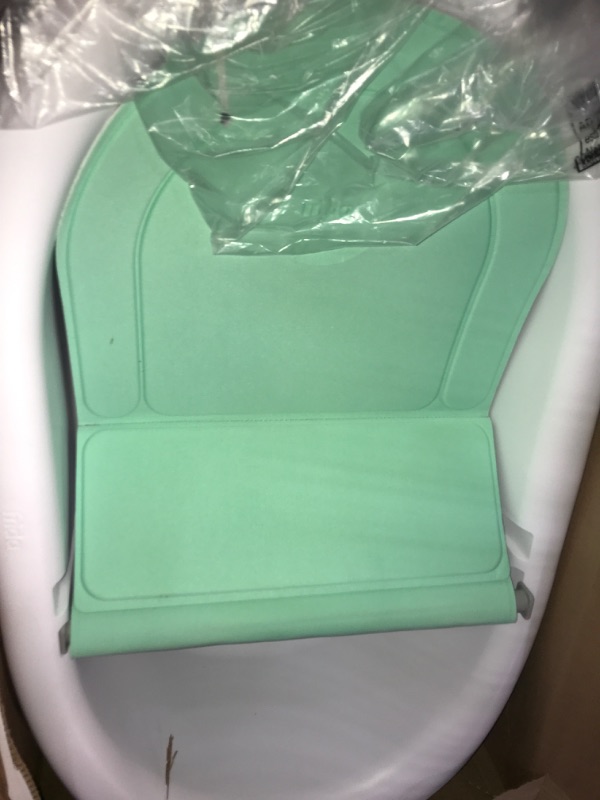 Photo 2 of 4-in-1 Grow-with-Me Bath Tub by Frida Baby Transforms Infant Bathtub to Toddler Bath Seat with Backrest for Assisted Sitting in Tub