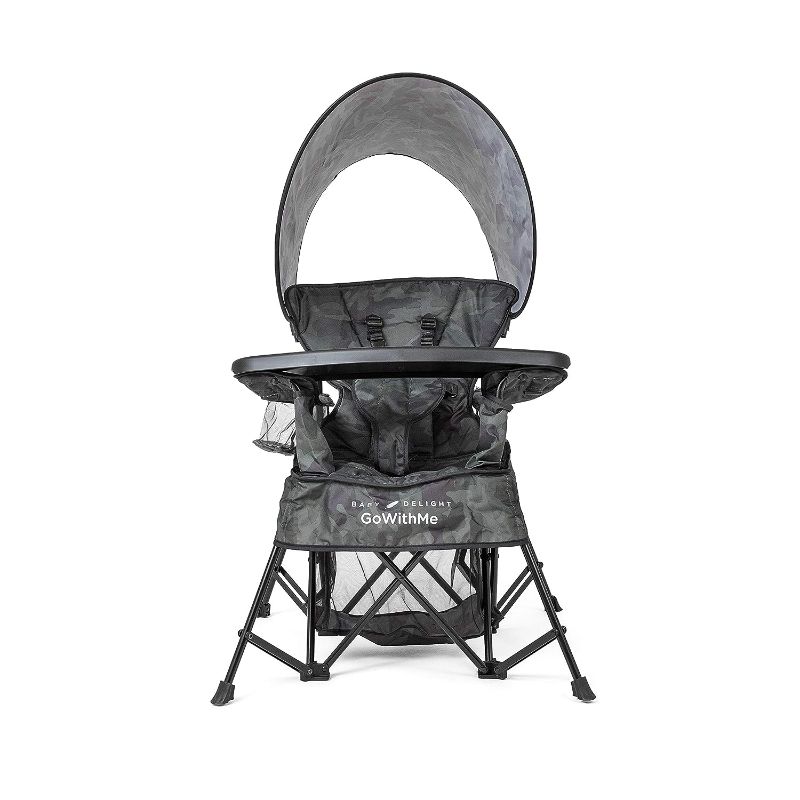 Photo 1 of Baby Delight Go with Me Venture Portable Chair | Indoor and Outdoor | Sun Canopy | 3 Child Growth Stages | Carbon Camo
