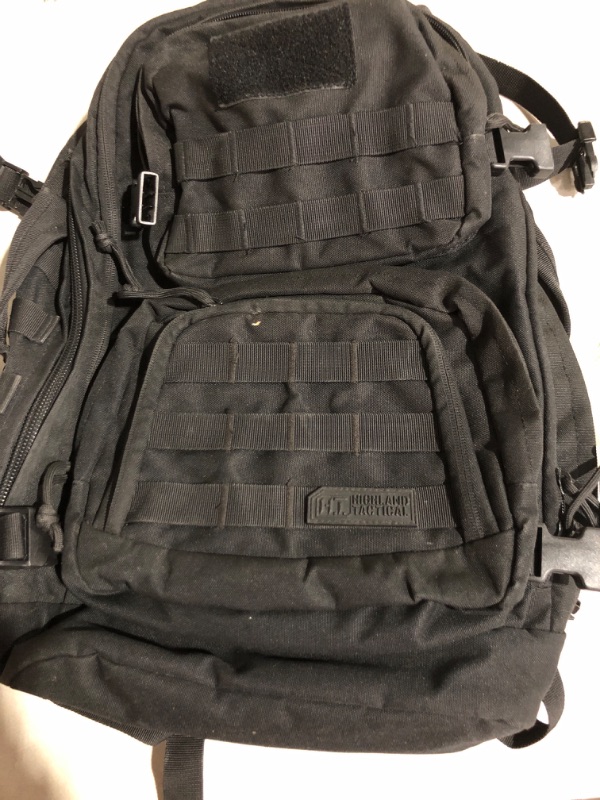 Photo 3 of * item used * minor damage * dirty *
HIGHLAND TACTICAL Men's Roger, Black, 1 Size fits All
