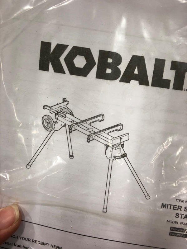 Photo 4 of *SLIGHTLY USED** Kobalt Steel Adjustable Miter Saw Stand