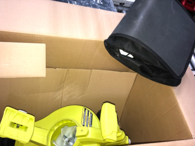 Photo 2 of *missing parts** RYOBI 40-Volt Lithium-Ion Cordless Battery Leaf Vacuum/Mulcher