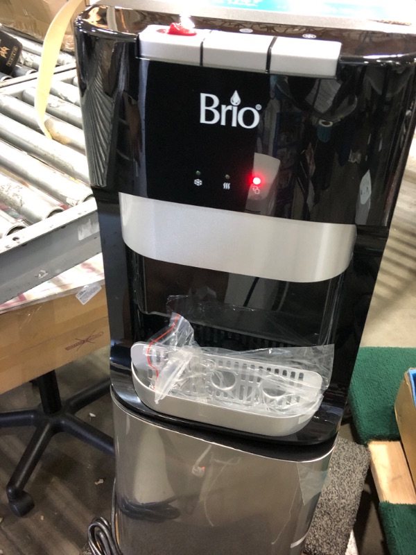 Photo 2 of **PARTS ONLY** Brio Bottom Loading Water Cooler Water Dispenser – Essential Series - 3 Temperature Settings - Hot, Cold & Cool Water - UL/Energy Star Approved