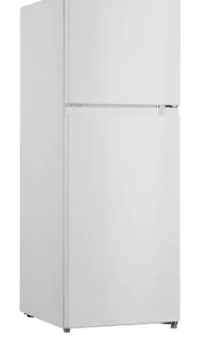 Photo 1 of 10.1 cu. ft. Top Freezer Refrigerator in White
