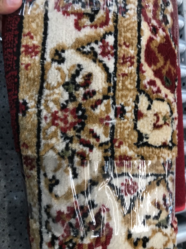 Photo 1 of 2' x 7'3" burgundy runner rug 