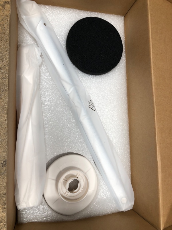 Photo 1 of *NEW TESTED* KGDJS Electric Spin Scrubber, 360 Cordless Shower Scrubber, Electric Spin Cleaner with 4 Replaceable Shower Cleaning Brush Heads and 1 Extension Arm for Tub, Tile, Kitchen, Bathroom
