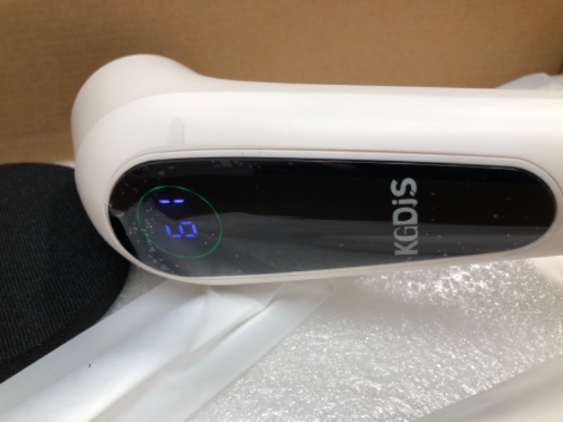 Photo 1 of *NEW TESTED* KGDJS Electric Spin Scrubber, 360 Cordless Shower Scrubber, Electric Spin Cleaner with 4 Replaceable Shower Cleaning Brush Heads and 1 Extension Arm for Tub, Tile, Kitchen, Bathroom
