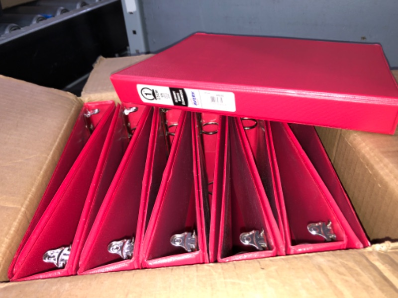 Photo 1 of 12 PK Red Binder (12 x 12") 