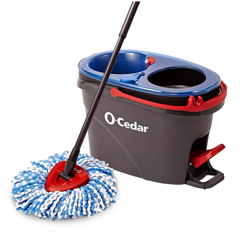 Photo 1 of (SEE NOTES) O-Cedar EasyWring RinseClean Spin Mop & Bucket System
