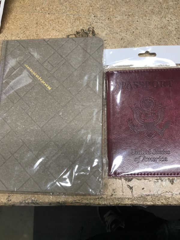 Photo 3 of Passport and Notebook 