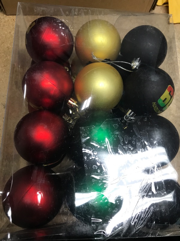 Photo 2 of 24 Pieces Juneteenth Hanging Balls Ornament Black History Month Ball Decor Juneteenth Hanging Tree Decor for African American Festival Holiday Party Decorations