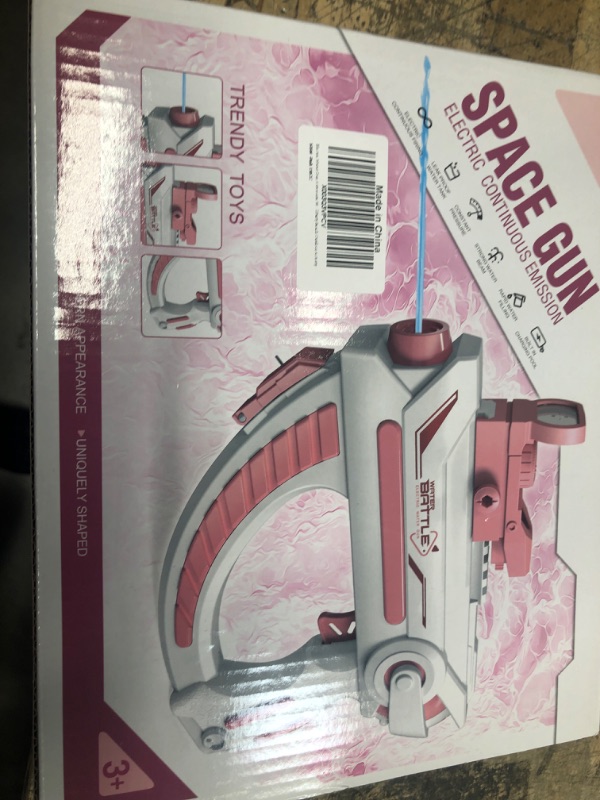 Photo 1 of Automatic Water Gun Electric Squirt Water Blaster Guns Soaker Squirt Summer Squirt Shooter Gun Toy Water Gun for Girls Outdoor Swimming Beach Water Fighting Toys

