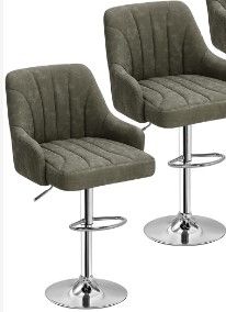 Photo 1 of ***Parts Only***VECELO Adjustable Barstools Set of 2