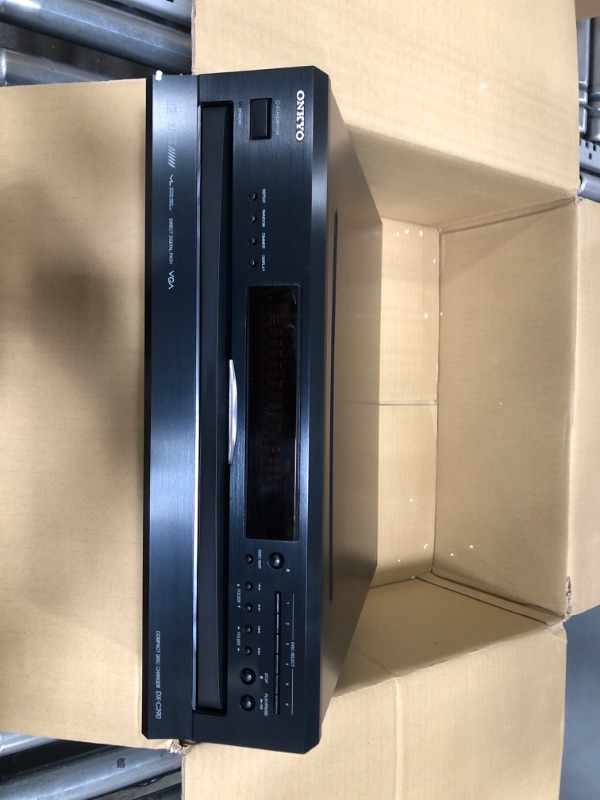 Photo 2 of Onkyo DXC390 6-Disc Carousel Changer CD Player, Black