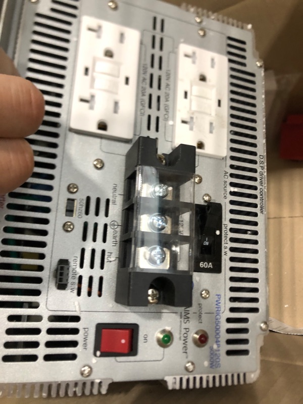 Photo 1 of AIMS Power 5000 Watt 48V DC to 120V AC Industrial Pure Sine Power Inverter