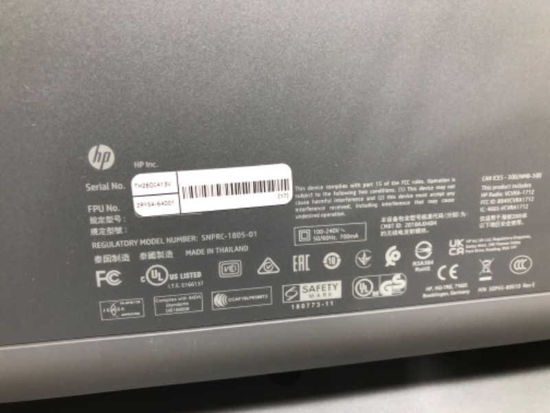 Photo 3 of HP - Tango Wireless Instant Ink Ready Inkjet Printer - Wisp Gray