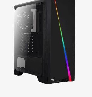 Photo 1 of CASE ONLY * AeroCool Cylon RGB Mid Tower with Acrylic Side Window, Black 