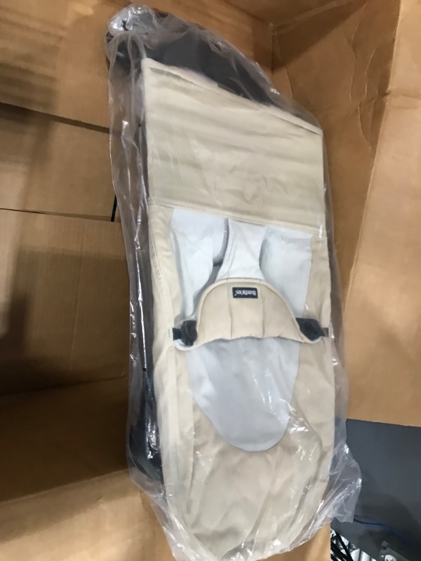 Photo 2 of BabyBjorn Bouncer Bliss, 3D Jersey, Light Beige