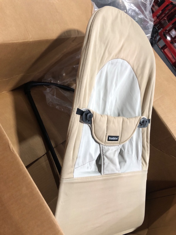 Photo 6 of BabyBjorn Bouncer Bliss, 3D Jersey, Light Beige