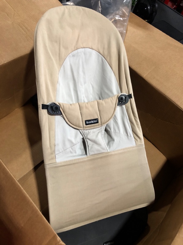 Photo 3 of BabyBjorn Bouncer Bliss, 3D Jersey, Light Beige