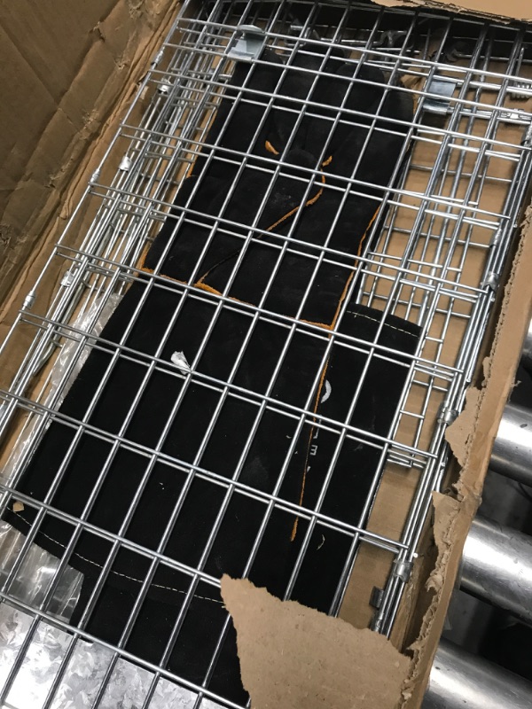 Photo 3 of ANT MARCH Live Animal Cage Trap 32''x11.5"x13" Steel Humane Release Rodent Cage with Gloves for Rabbits, Stray Cat, Squirrel, Raccoon, Mole, Gopher, Chicken, Opossum, Skunk, Chipmunks, Groundhog