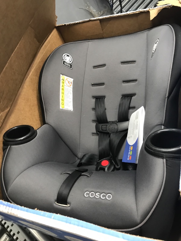 Photo 2 of Cosco Onlook 2-in-1 Convertible Car Seat, Rear-Facing 5-40 pounds and Forward-Facing 22-40 pounds and up to 43 inches, Black Arrows