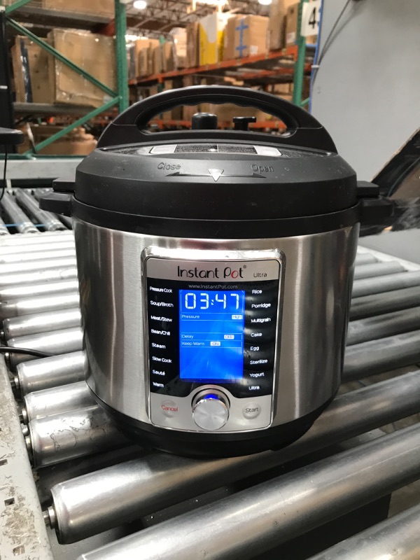 Photo 1 of Instant Pot Ultra, 10-in-1 Pressure Cooker, Slow Cooker, Rice Cooker, Yogurt Maker, Cake Maker, Egg Cooker, Sauté, and more, Includes App With Over 800 Recipes, Stainless Steel, 6 Quart 6QT Ultra