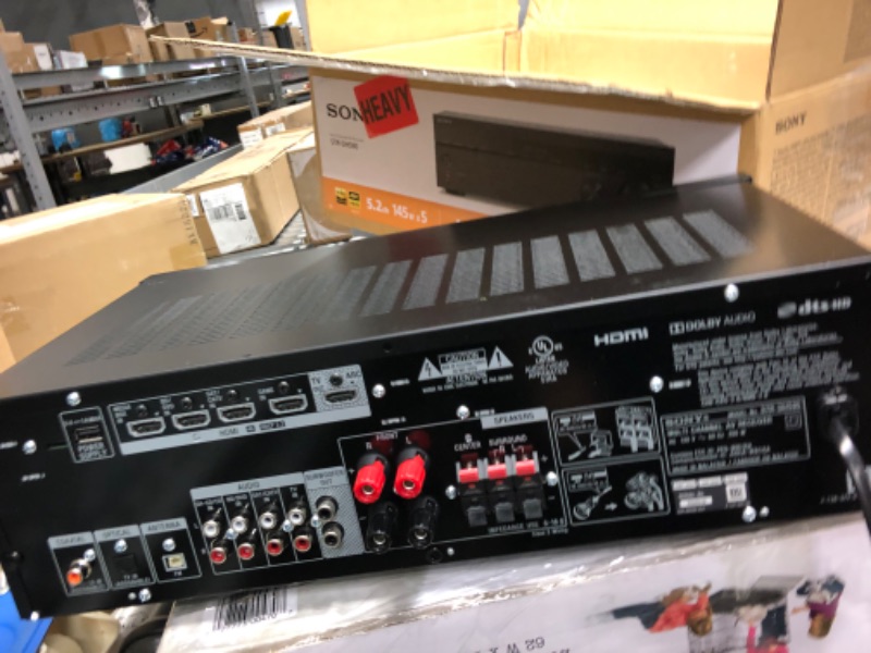 Photo 1 of Sony STRDH590 5.2 Channel Surround Sound Home Theater Receiver: 4K HDR AV Receiver with Bluetooth,Black