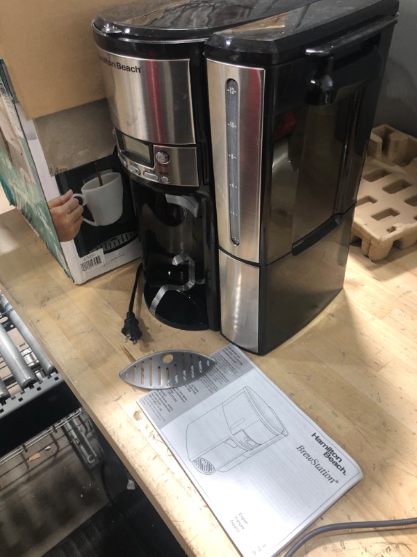 Photo 1 of **PARTS ONLY** Hamilton Beach® 12-Cup BrewStation® Dispensing Coffee Maker with Removable Reservoir