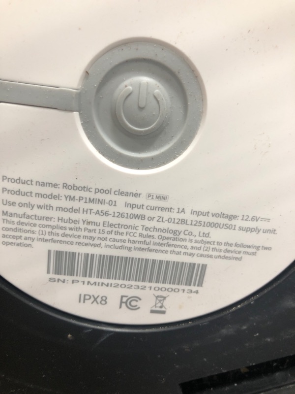 Photo 3 of ***Parts Only***Lydsto Cordless Robotic Pool Cleaner - Automatic Pool Vacuum for Above Ground Pools - Built-in Water Sensor Technology - Dual-Drive Motors Lasts 60 Mins Perfect for Flat Pools up to 45 Feet, P1 Mini
